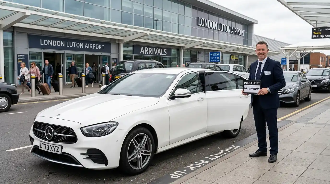 LU2 Luton Airport to SE12 Lee Grove Park Taxi Transfer