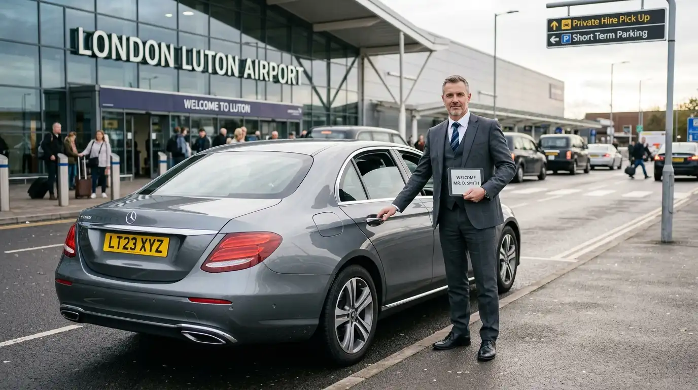 LU2 Luton Airport to SE19 Crystal Palace Taxi Transfer 