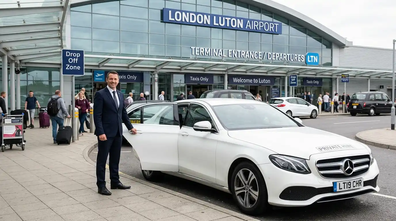 LU2 Luton Airport to SE28 Thamesmead Taxi Transfer