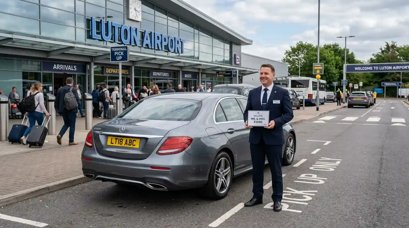 LU2 Luton Airport to CR0 Croydon Taxi Transfer Service