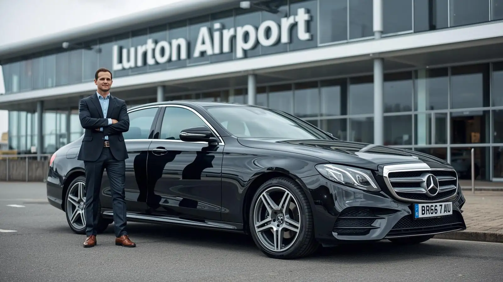 RM3 Harold Hill Taxi to Luton Airport
