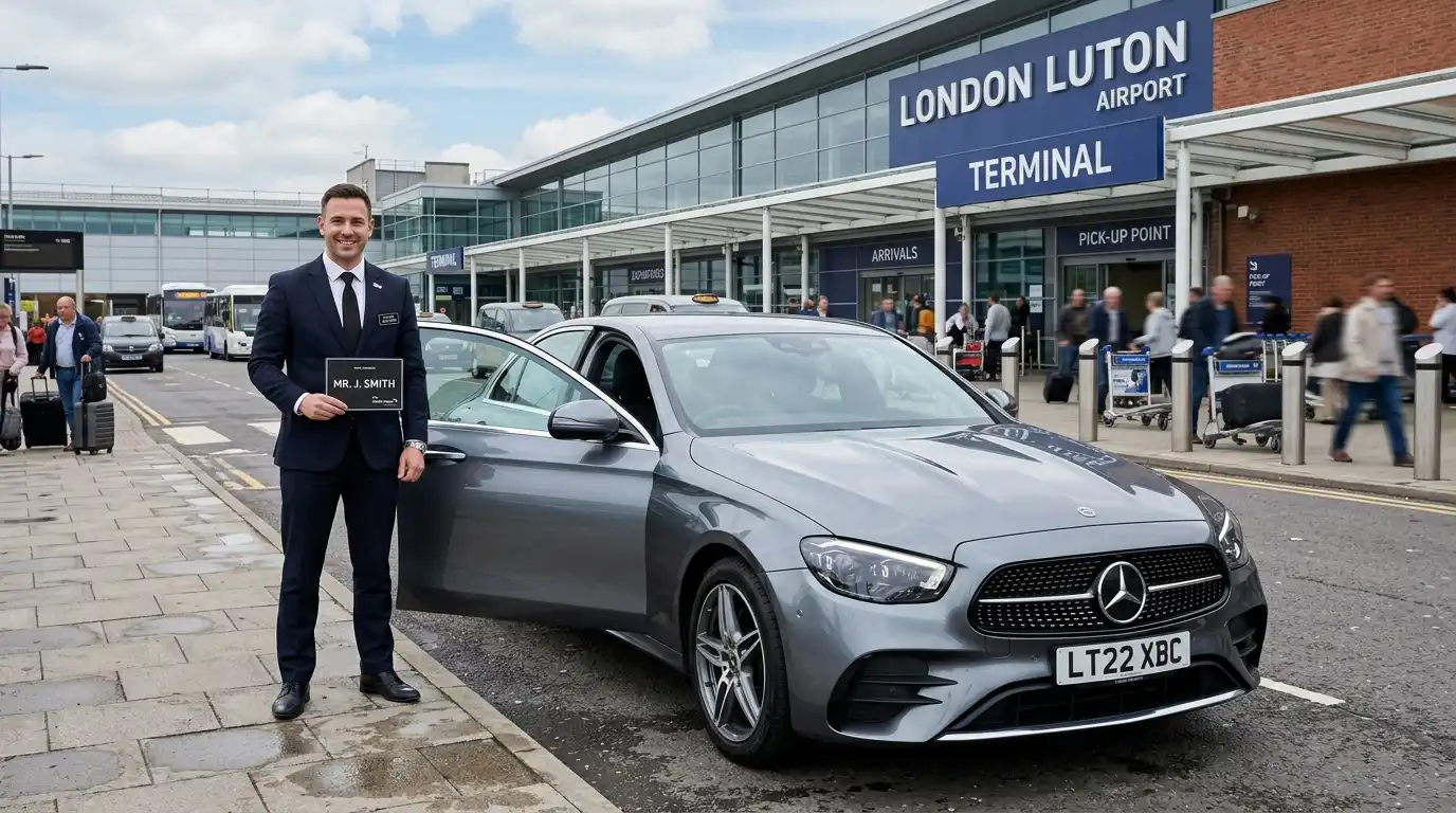 LU2 Luton Airport to CR2 South Croydon Taxi Transfer