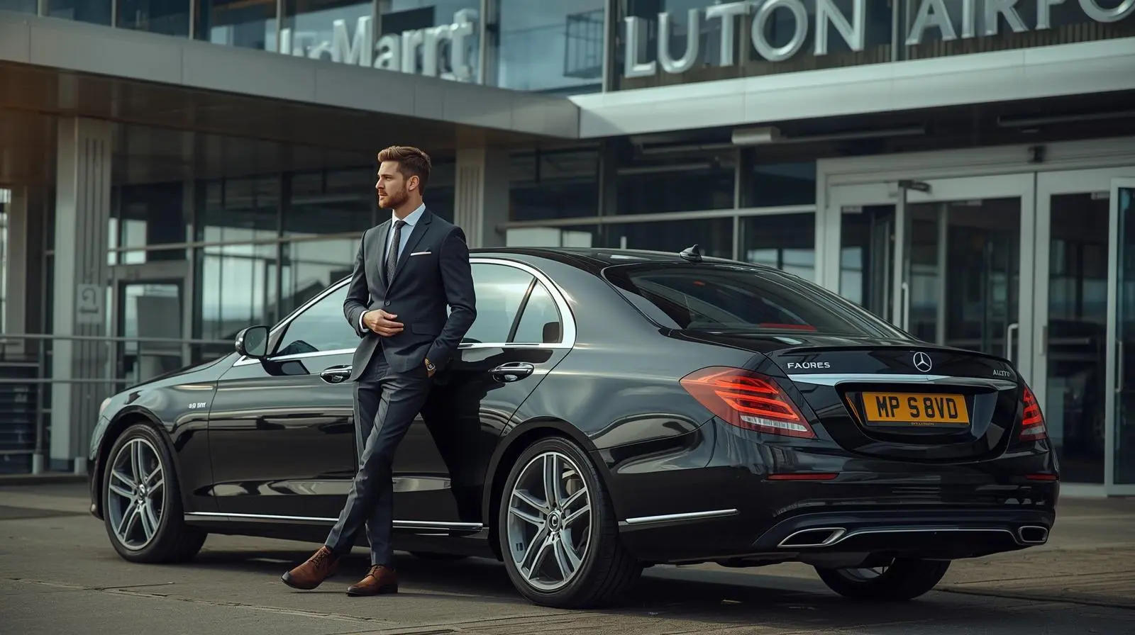 RM1 Romford Taxi to Luton Airport | Sky Bridge Cars