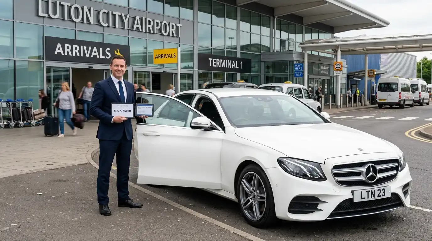 LU2 Luton Airport to CR7 Thornton Heath Taxi Transfer