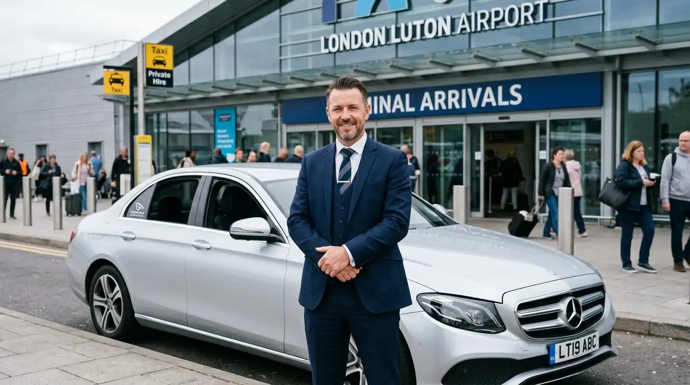 LU2 Luton Airport to SM6 Wallington Taxi Transfer Service