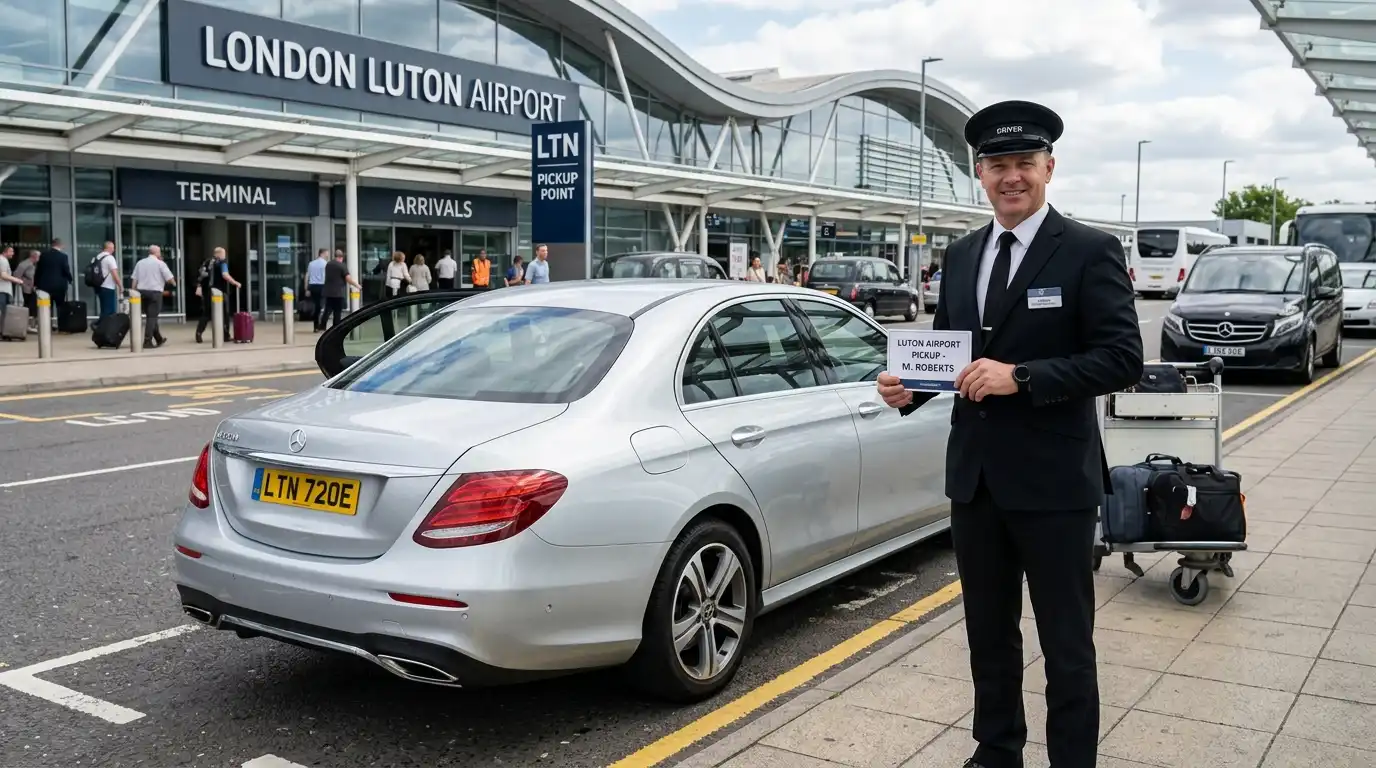 LU2 Luton Airport to DA1 Dartford Road Taxi Transfer 