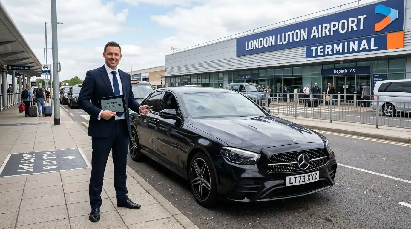 LU2 Luton Airport to DA7 Barnehurst Taxi Transfer