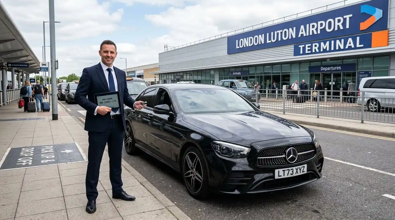 LU2 Luton Airport to DA9 Greenhithe Taxi Transfer Service
