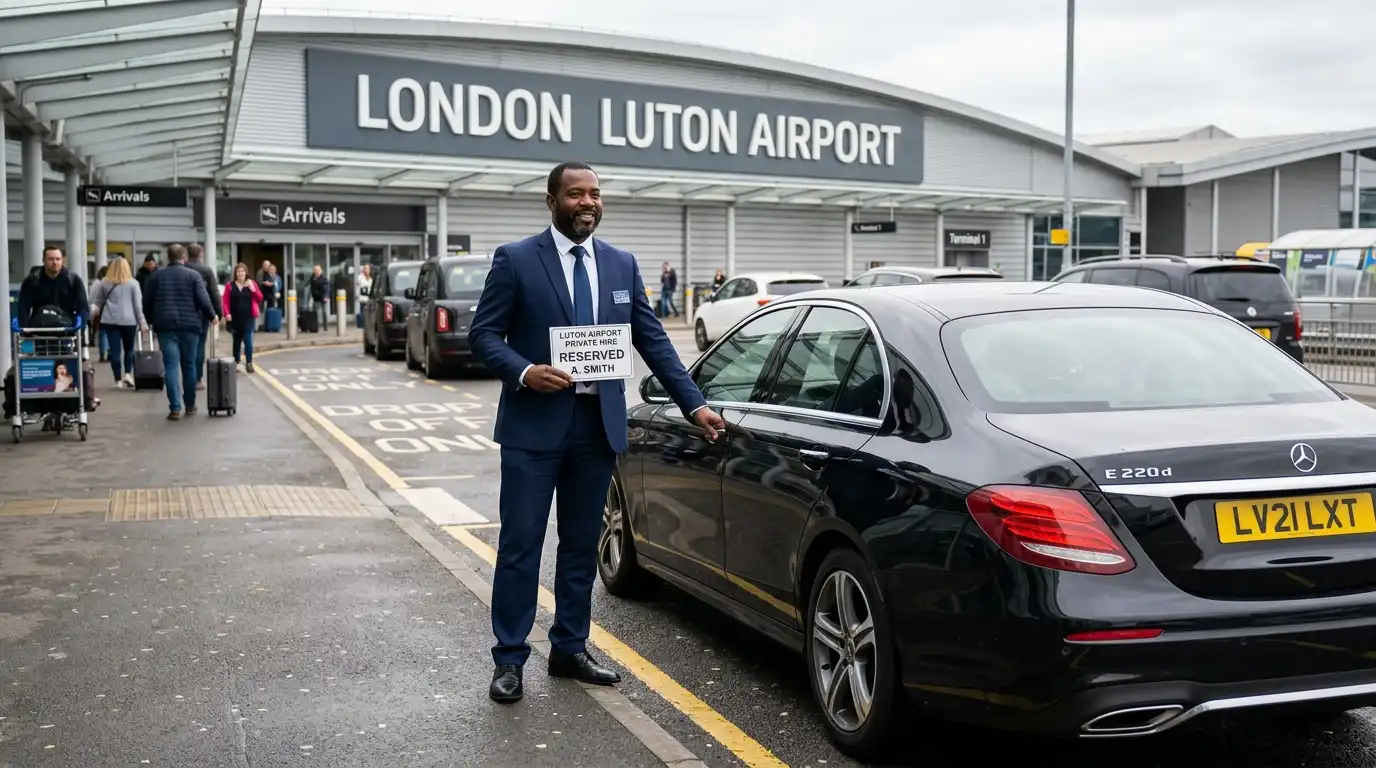 LU2 Luton Airport to DA10 Swanscombe Taxi Transfer