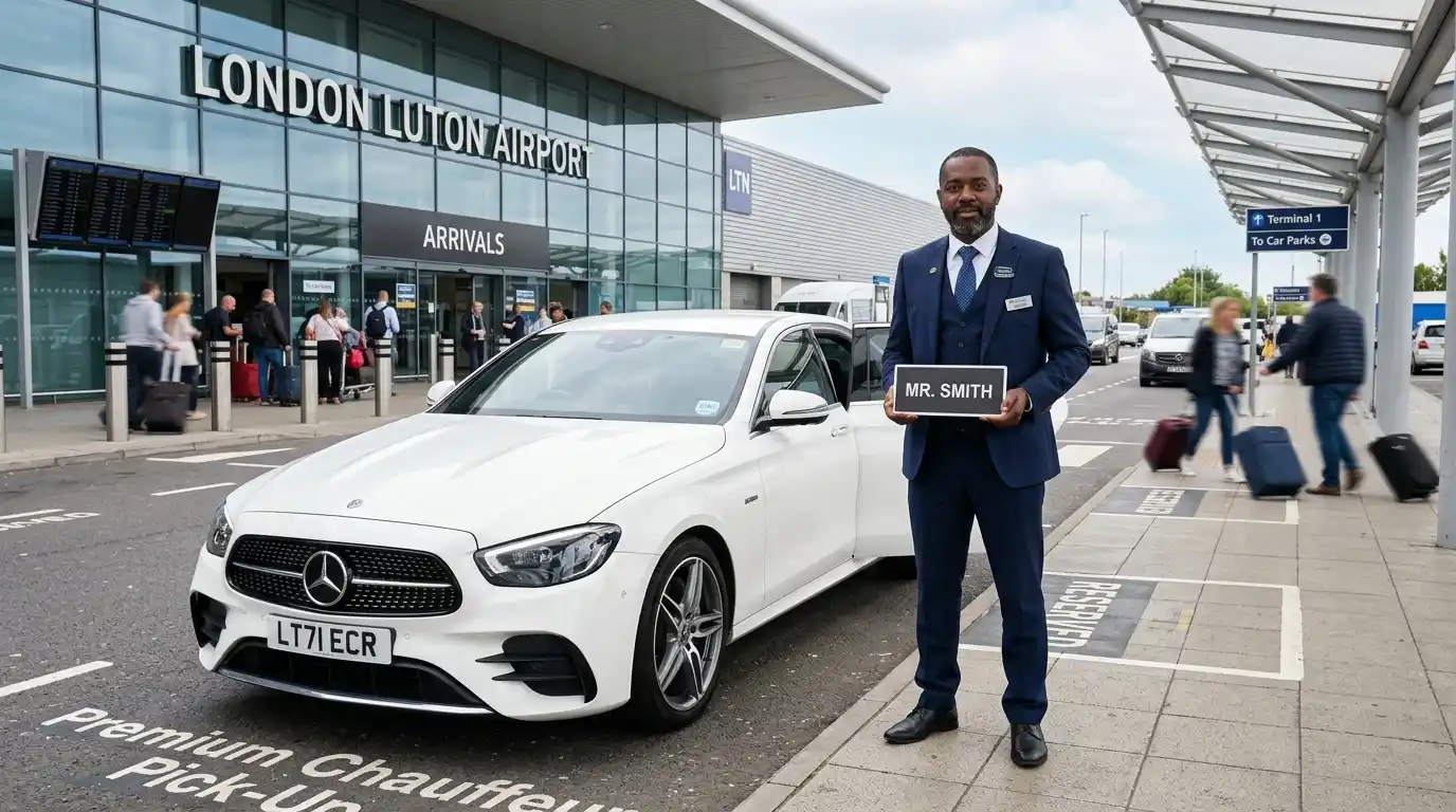 LU2 Luton Airport to KT13 Weybridge Taxi Transfer Service
