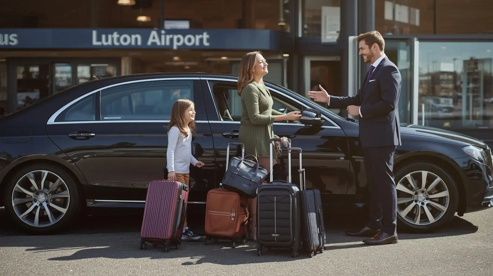 TW20 Egham Taxi to Luton Airport | Sky Bridge Cars