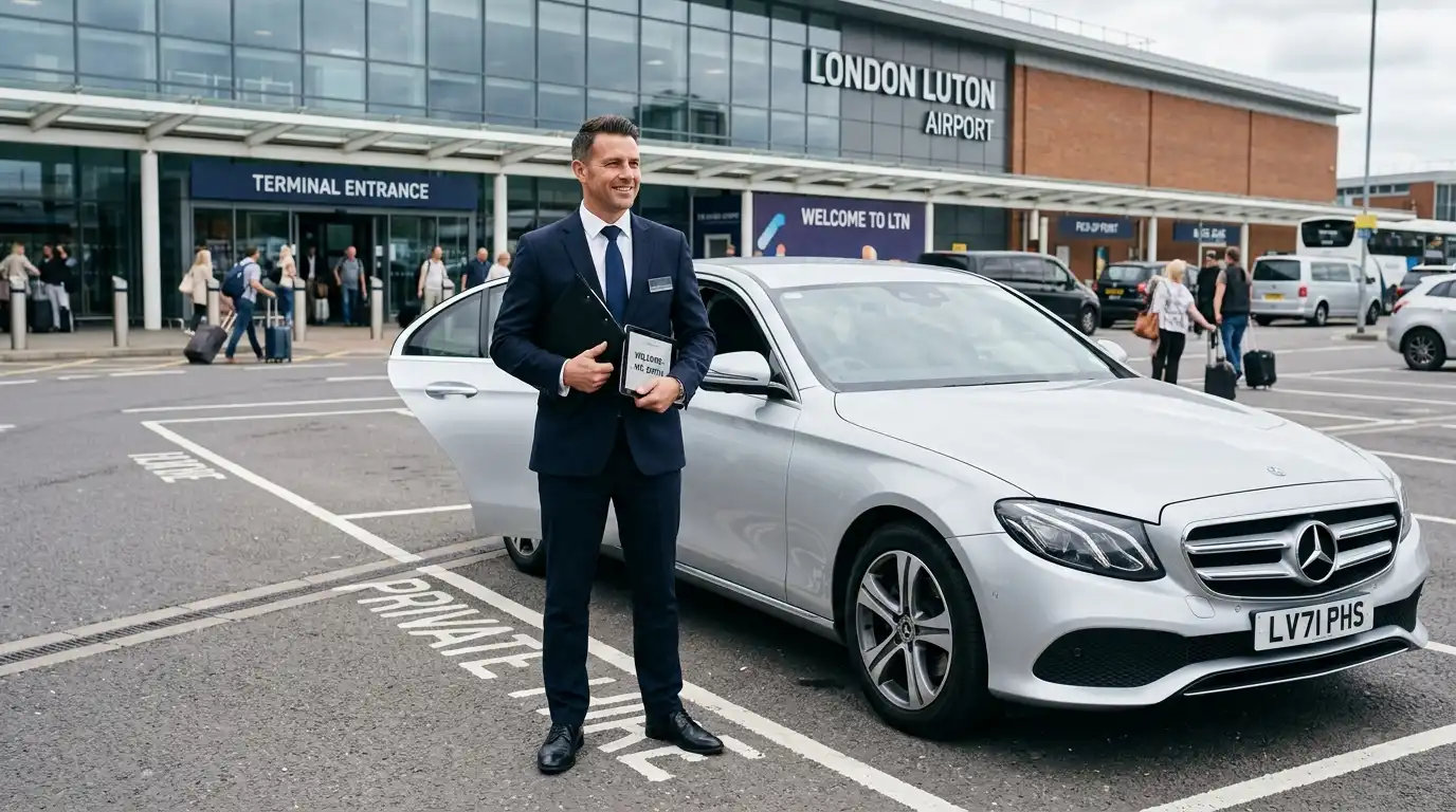 LU2 Luton Airport to KT20 Tadworth Taxi Transfer Service