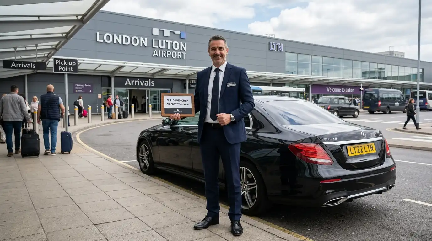 LU2 Luton Airport to KT23 Bookham Taxi Transfers