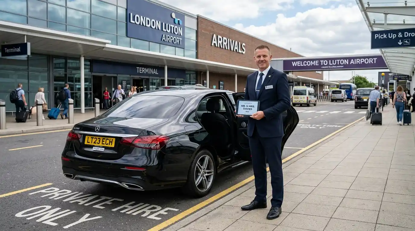 LU2 Luton Airport to TW1 Marble Hill Park Taxi Transfer Service
