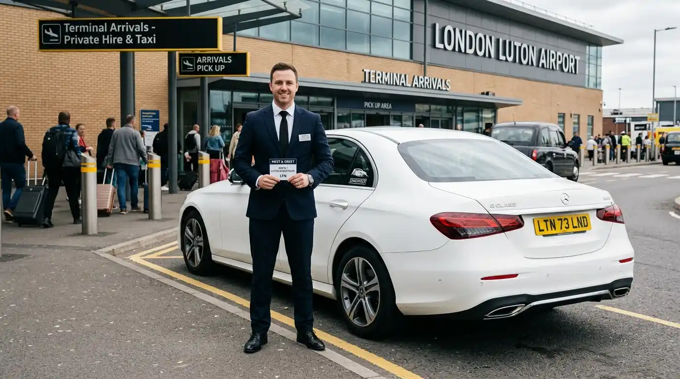 LU2 Luton Airport to TW7 Isleworth Taxi Transfer Service