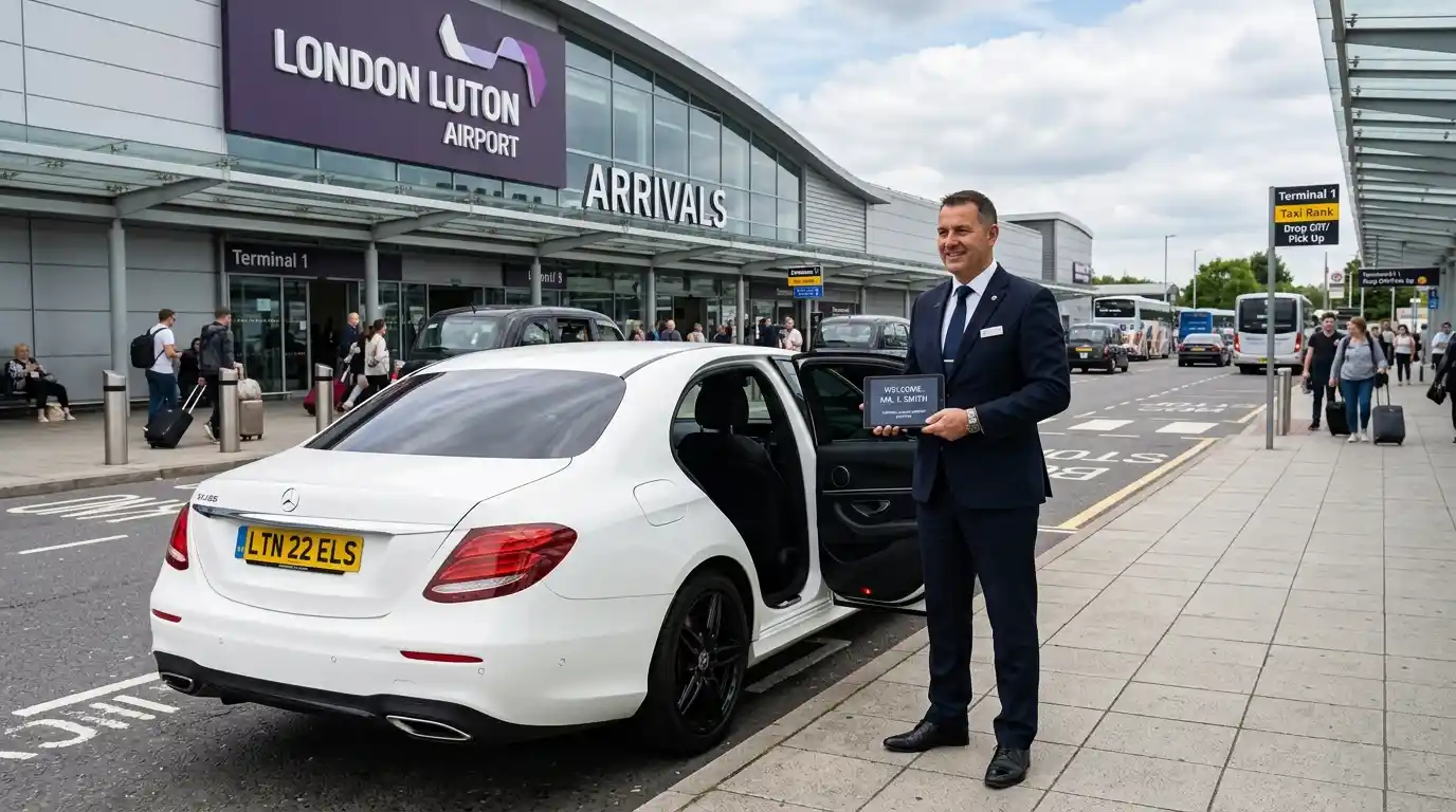LU2 Luton Airport to TW9 Kew Gardens Taxi Transfer Service