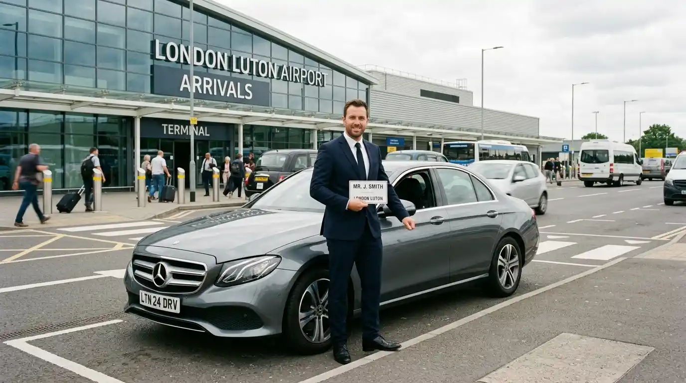 LU2 Luton Airport to InterContinental London Park Lane Taxi