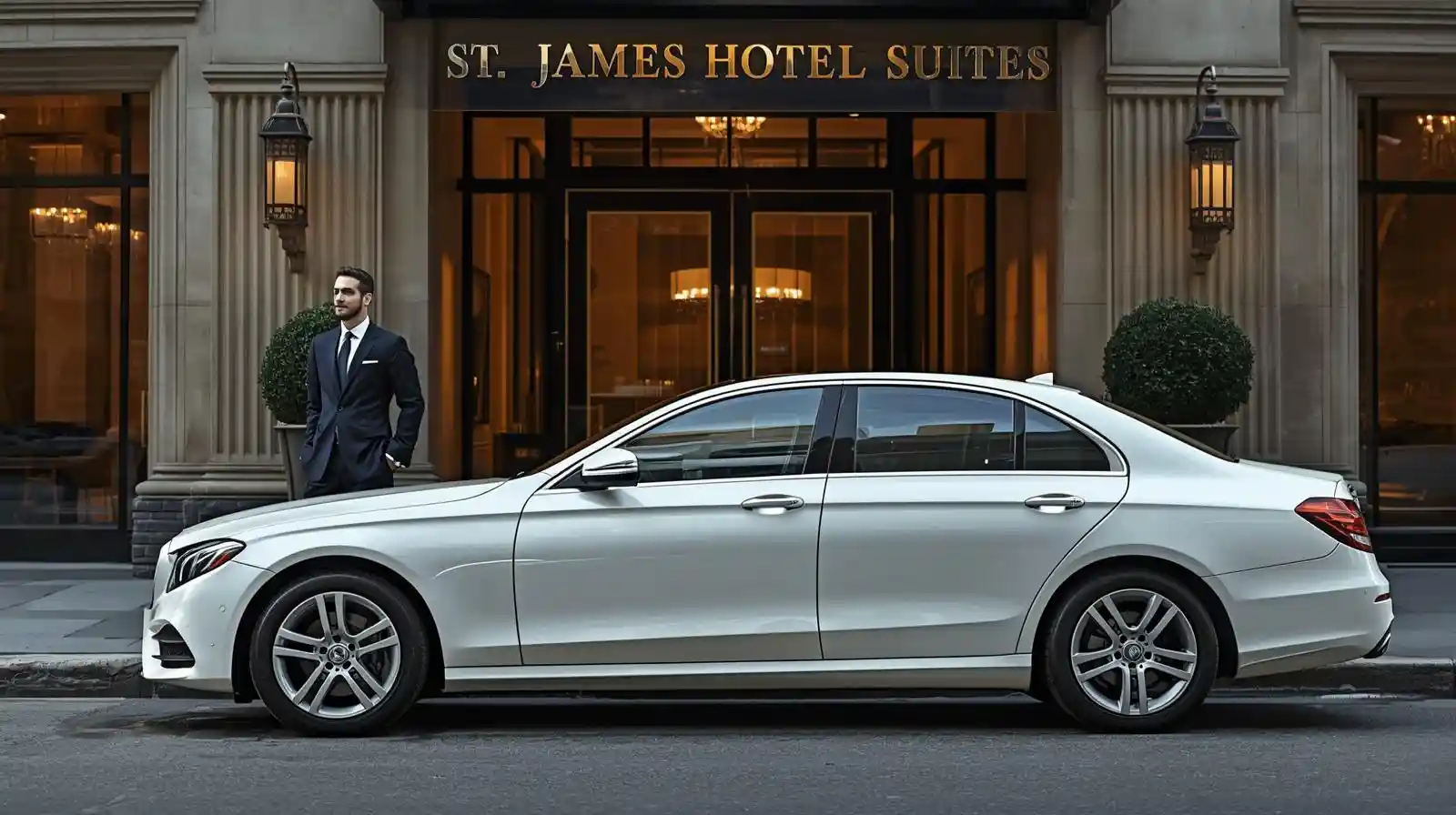From St James Hotel Suites Taxi Transfer to Luton Airport
