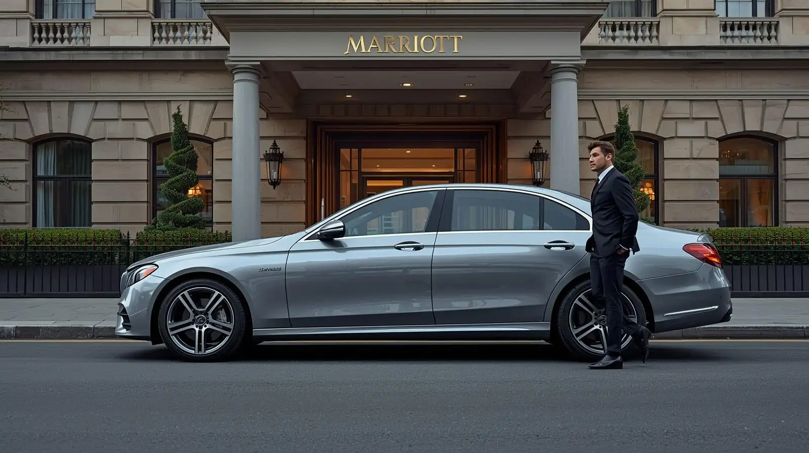 Marriott Grosvenor Square Hotel Taxi Transfer to Luton Airport