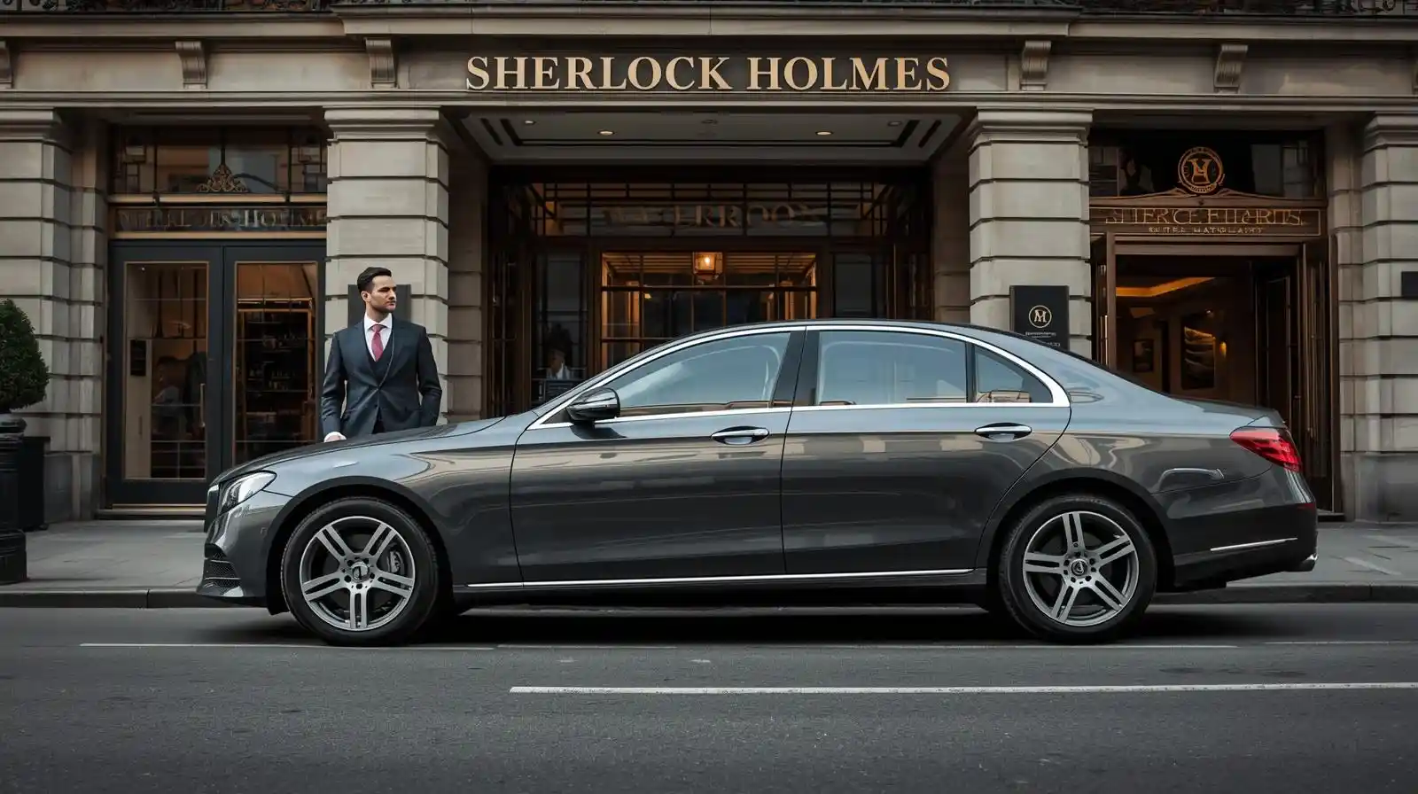 Sherlock Holmes Waterloo Taxi to Luton Airport Ride