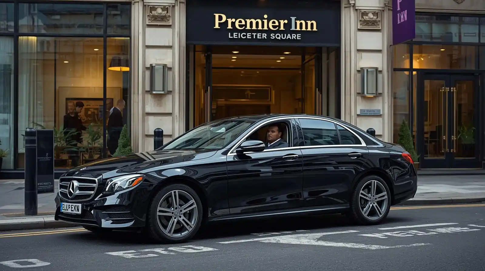 Premier Inn Leicester Square Taxi to Luton Airport