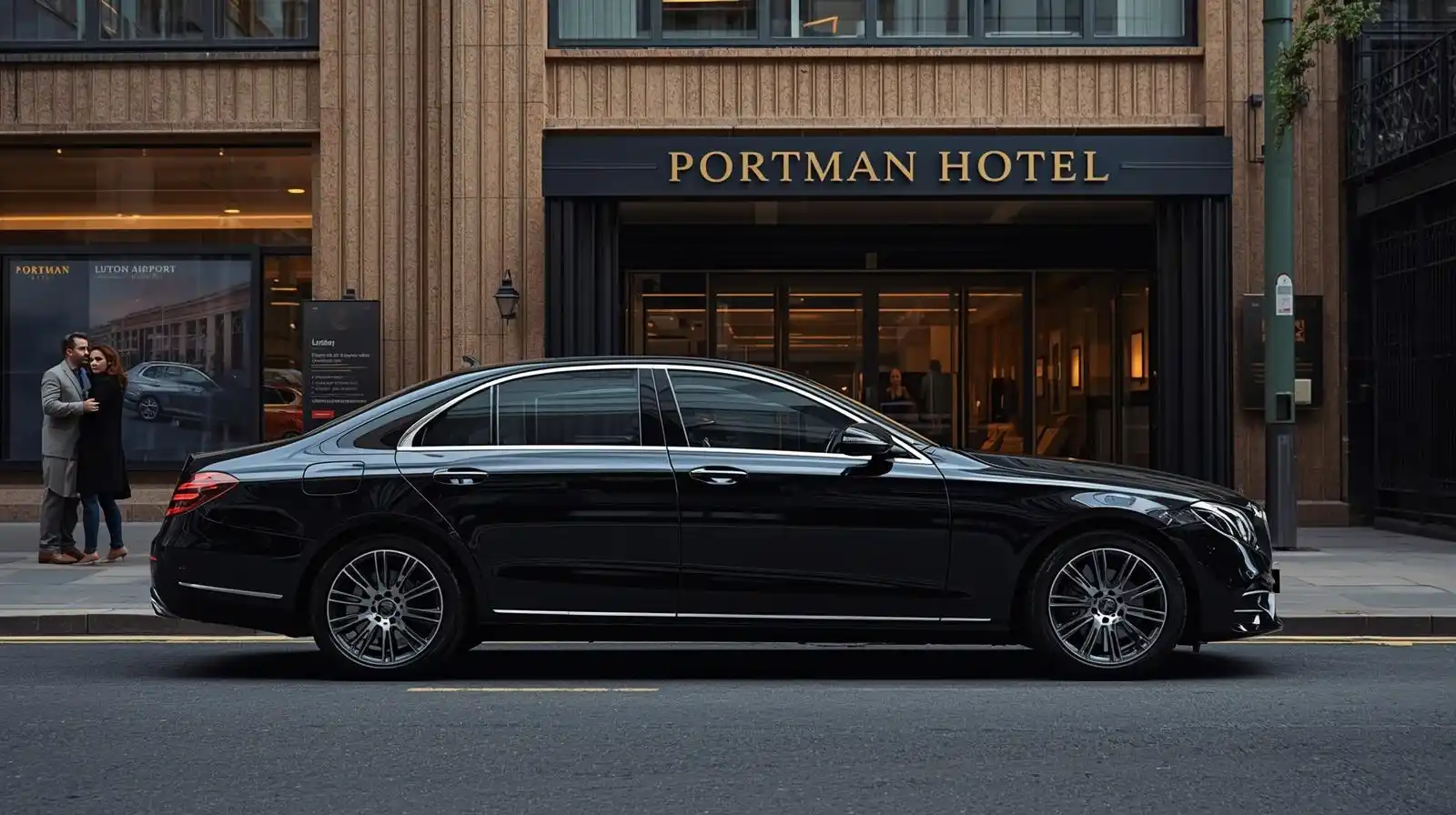 Portman Hotel Taxi to Luton Airport  Private Transfer