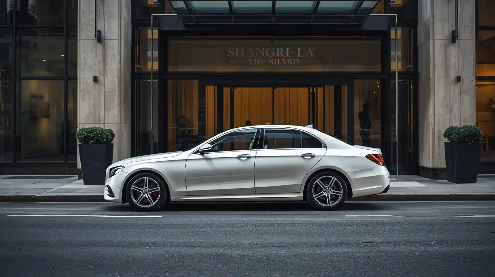 Shangri La Hotel at The Shard London Taxi to Luton Airport