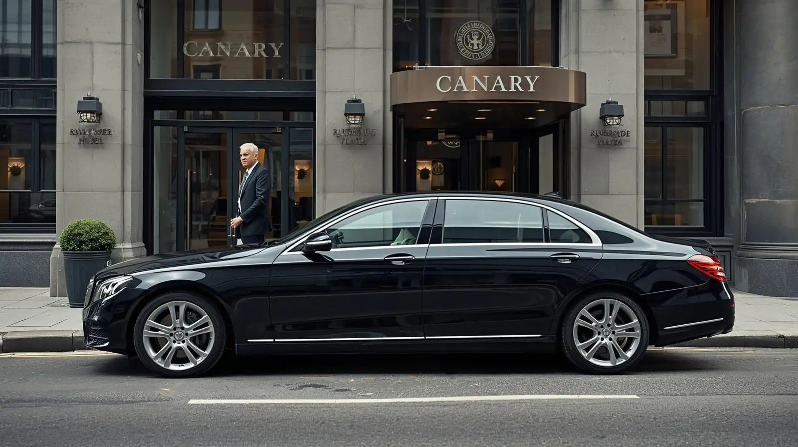 Transfer from Canary Riverside Plaza Hotel to Luton Taxi