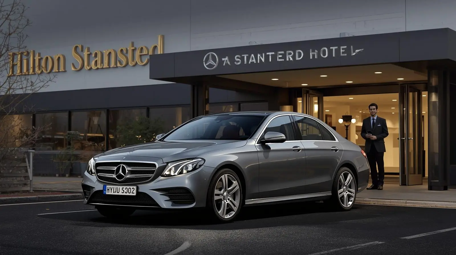 Hilton Stansted Airport Hotel Taxi to Luton Airport
