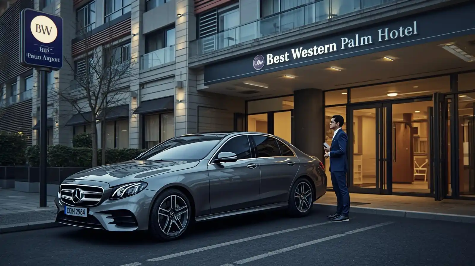 Best Western Palm Hotel Taxi to Luton Airport Service