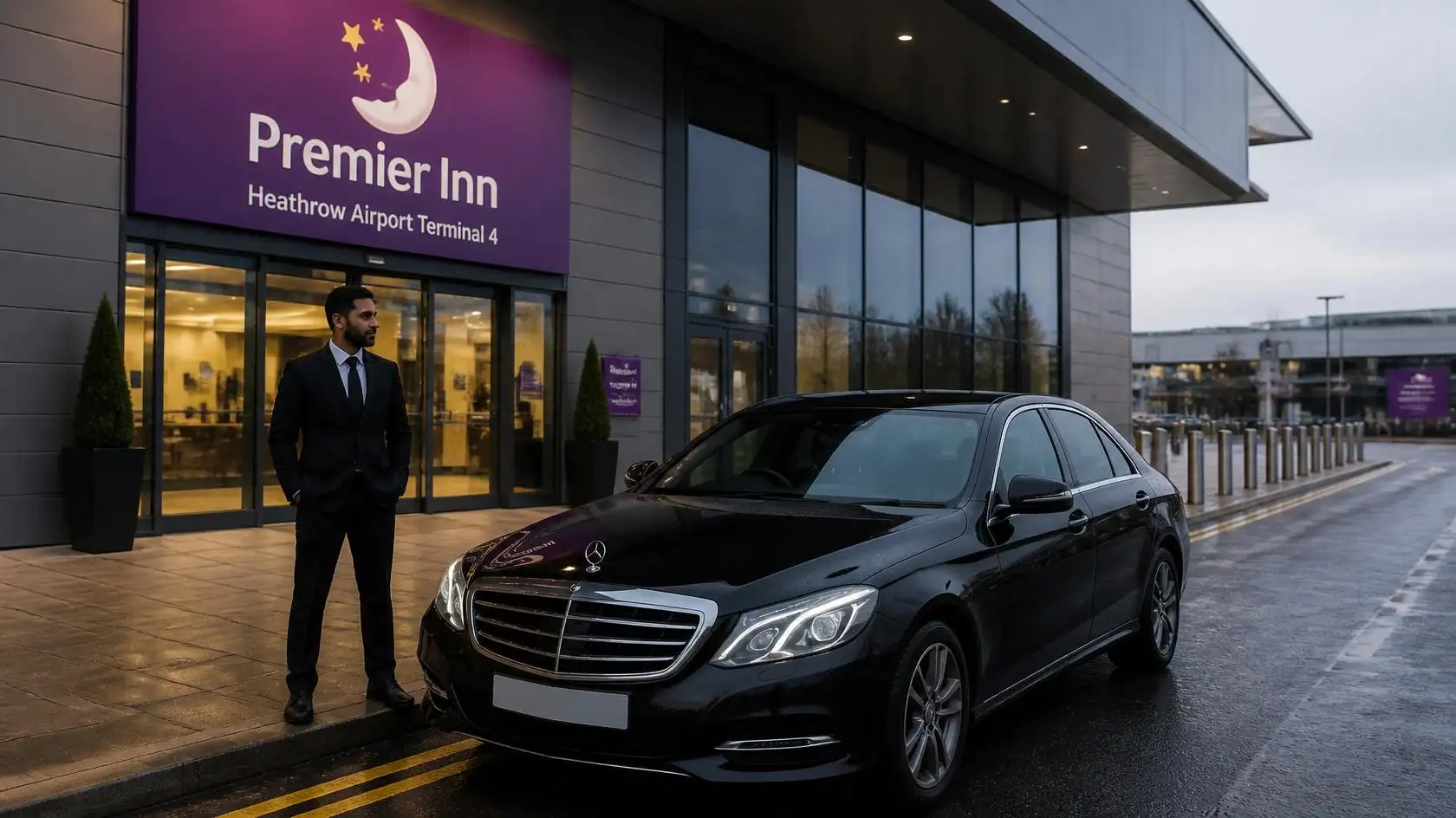 Premier Inn Heathrow Airport Terminal 4 Taxi Transfer 