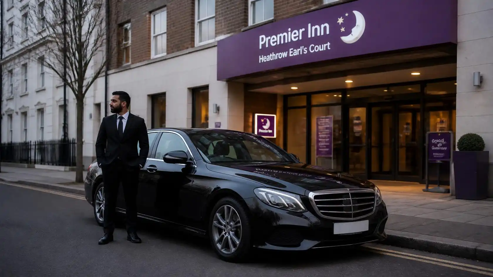 Premier Inn Heathrow Earls Court Taxi Transfer Luton