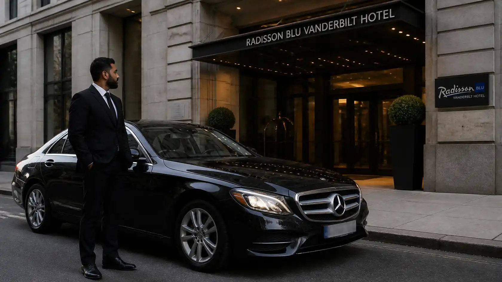 Radisson Blu Vanderbilt Hotel Taxi Transfer to Luton