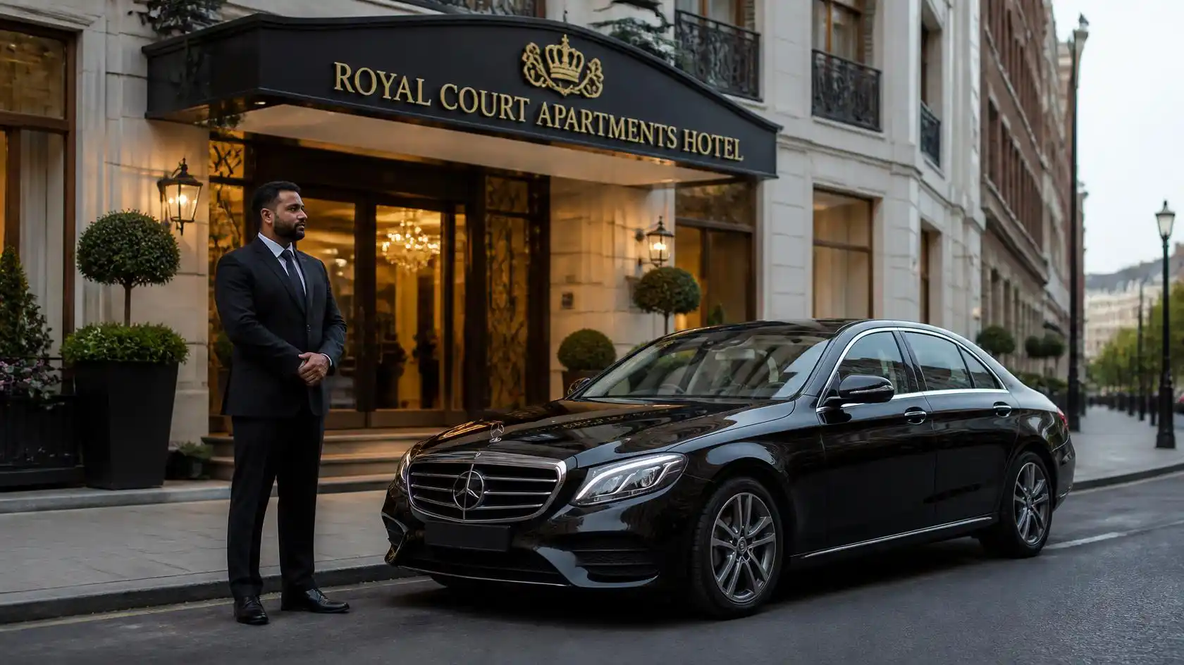Royal Court Apartments Taxi Transfer to Luton Airport
