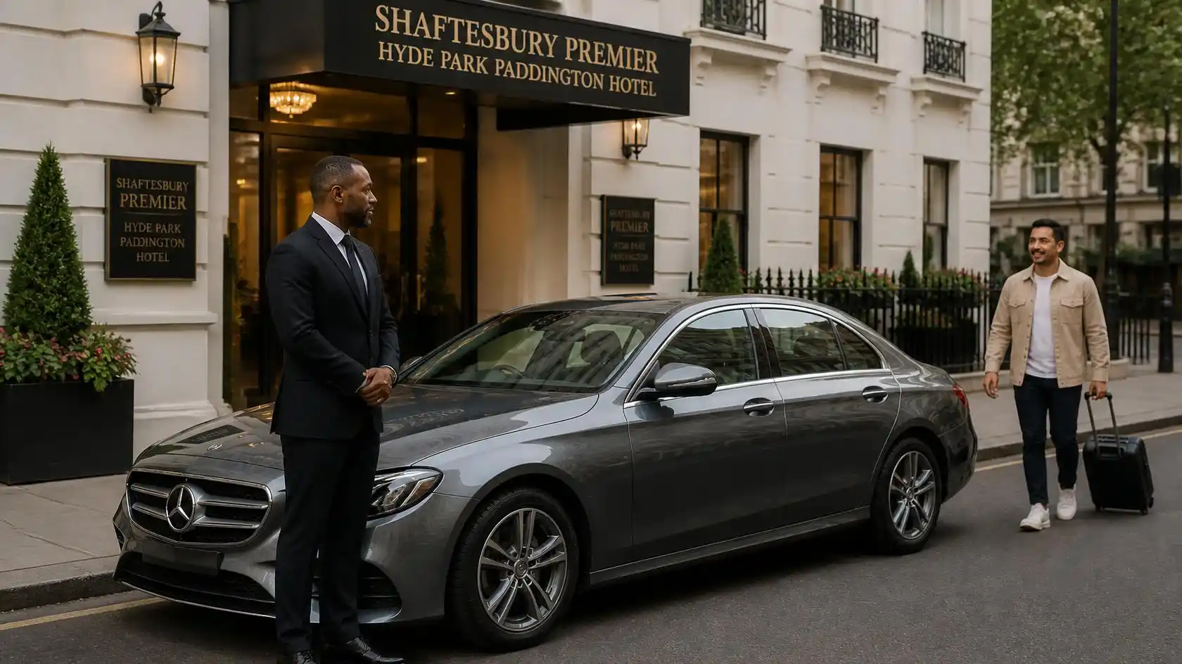 Shaftesbury Premier Hyde Park Paddington Taxi to Luton