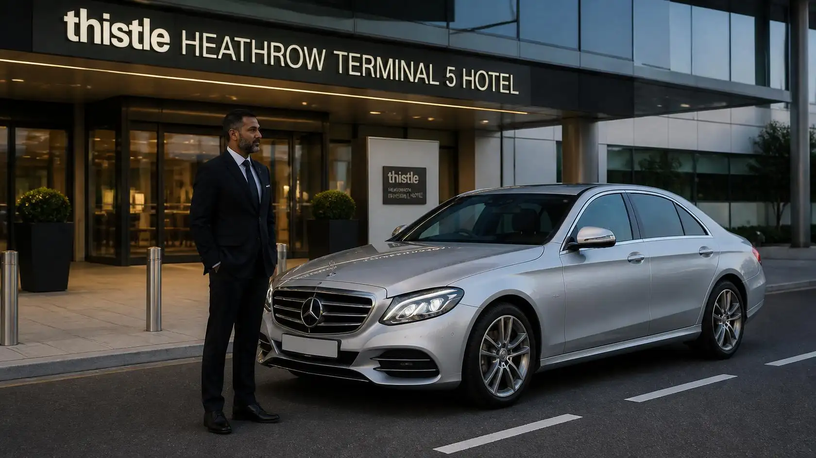 Thistle Heathrow Hotel Terminal 5 Taxi Transfer to Luton