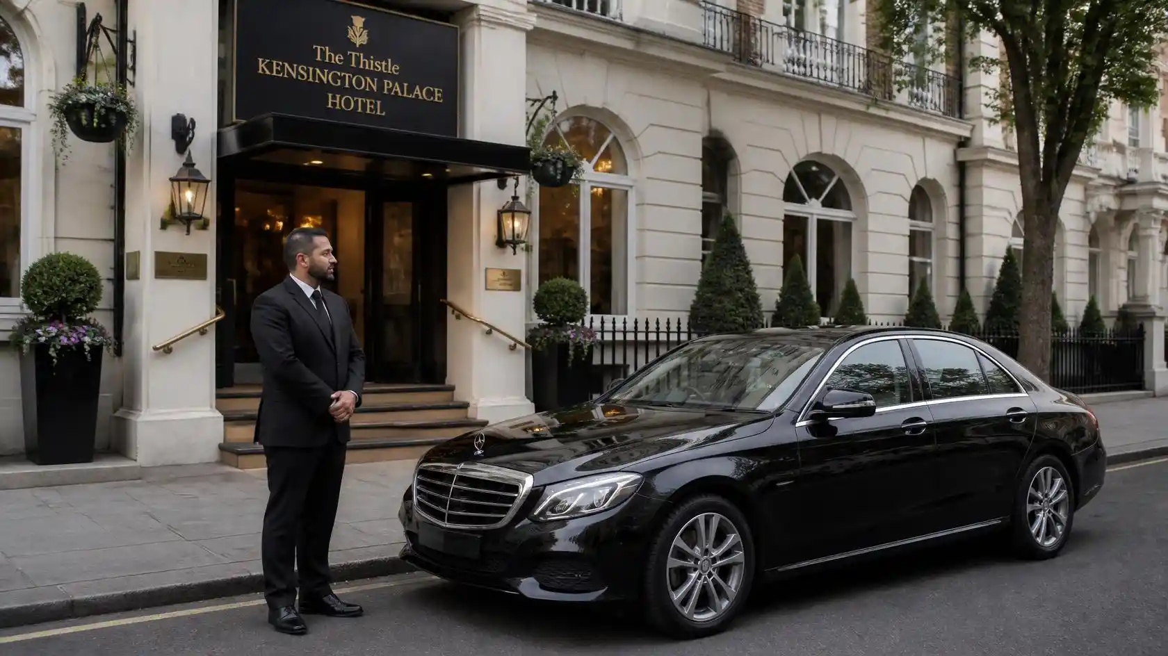Thistle Kensington Palace Hotel Taxi Transfer to Luton