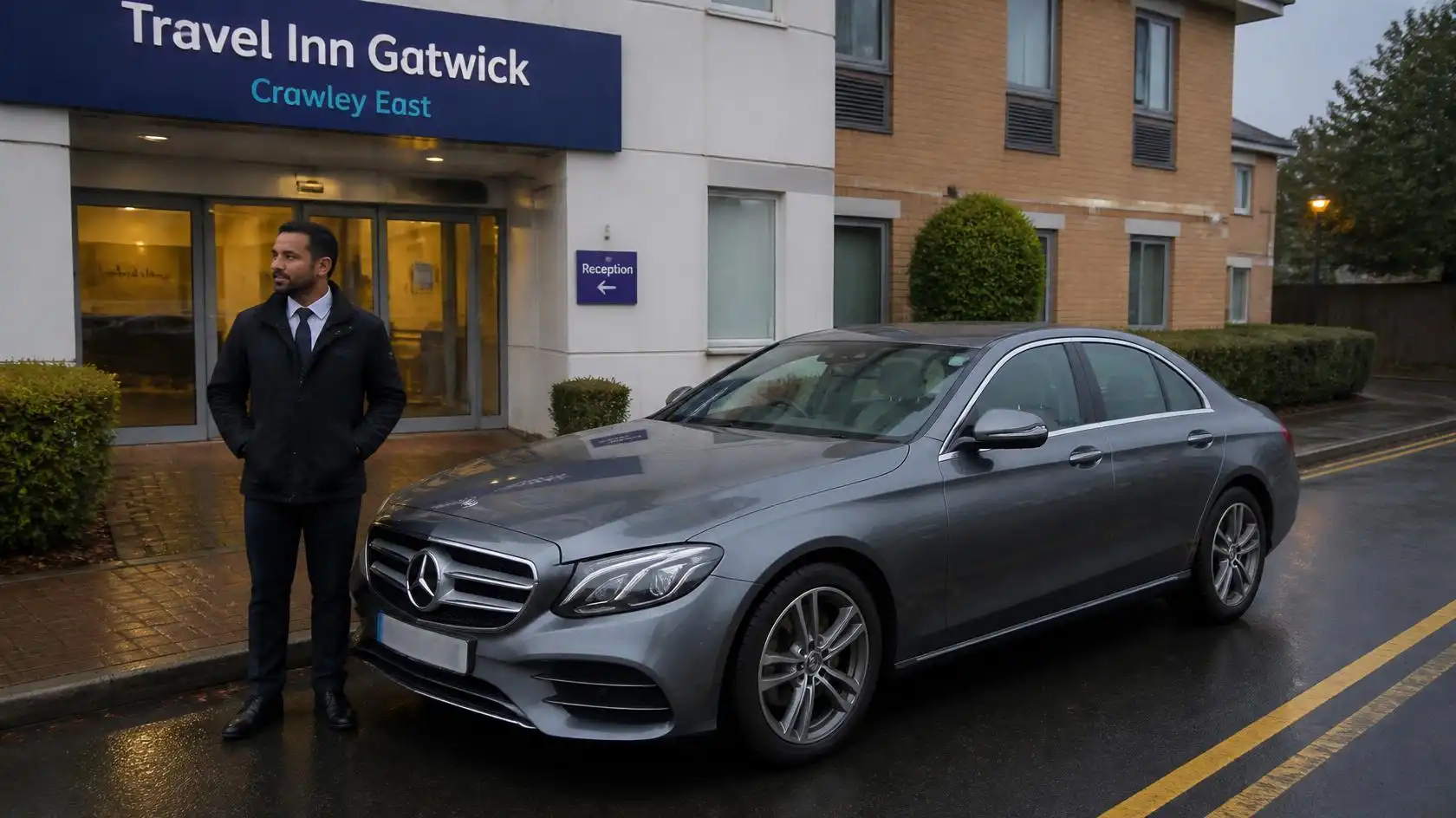 Travel Inn Gatwick Crawley East Taxi Transfer to Luton Airport
