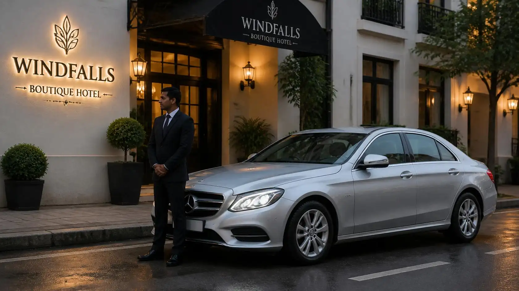 Windfalls Boutique Hotel Taxi Transfer to Luton Airport