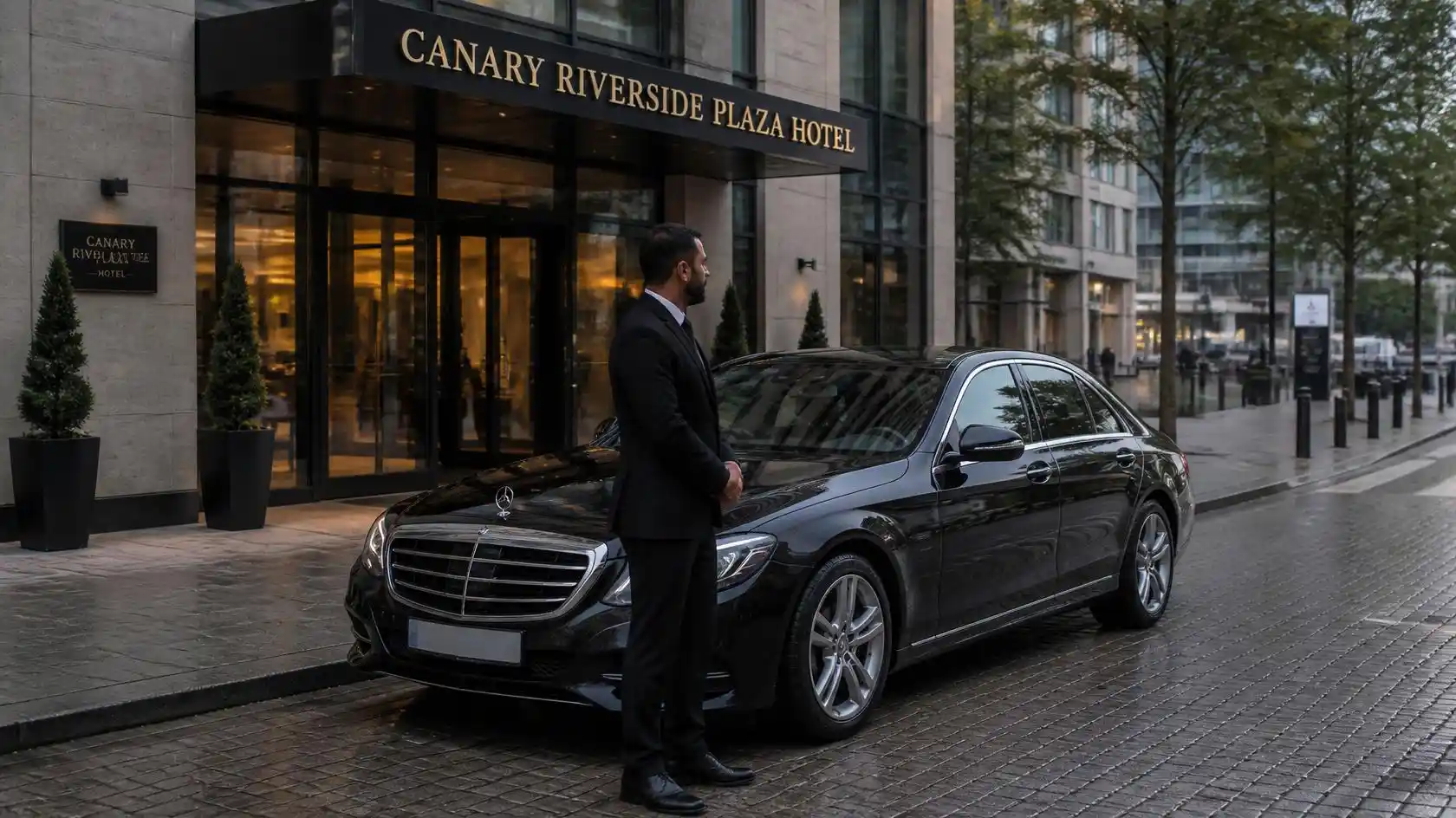 Canary Riverside Plaza Hotel Taxi Transfer to Southend Airport