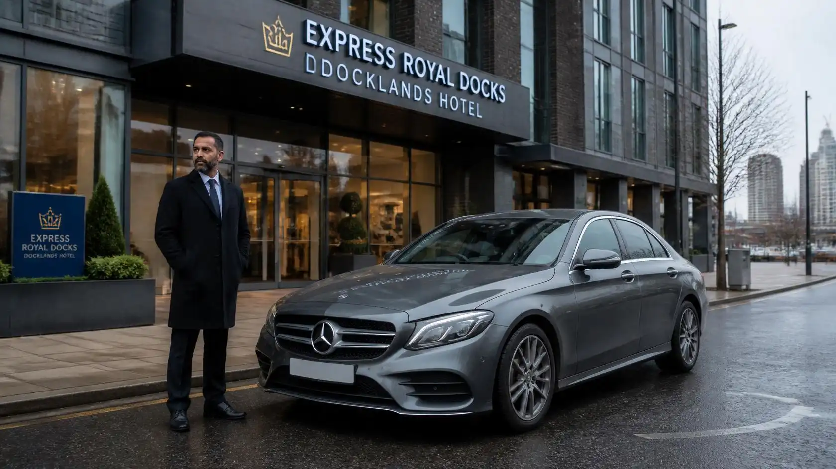 Express Royal Docks Docklands Taxi Transfer to Southend Airport