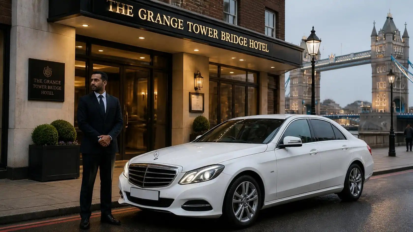 Grange Tower Bridge Taxi Transfer to Luton Airport