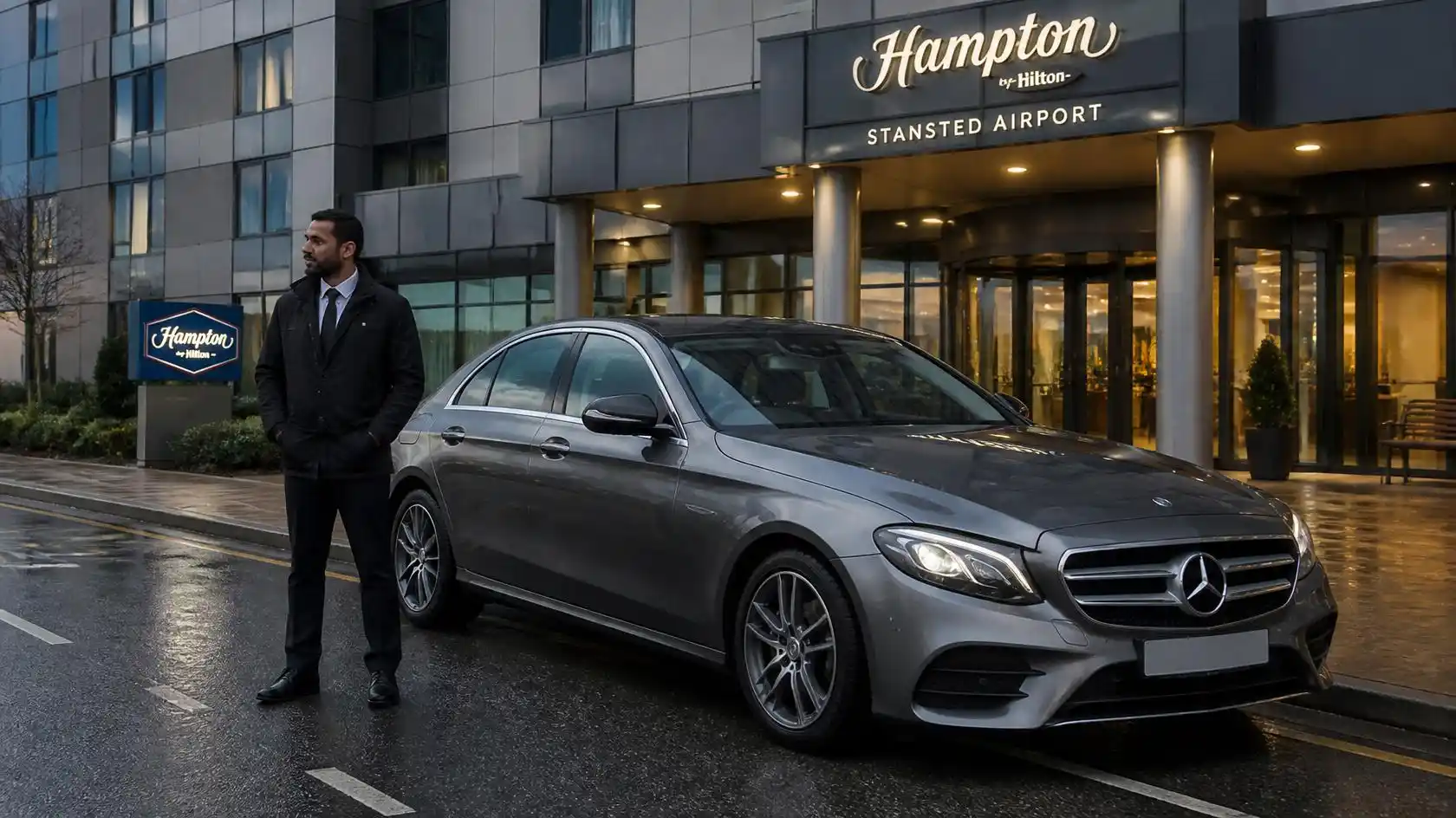 Hampton by Hilton Stansted Airport Taxi Transfer to Luton