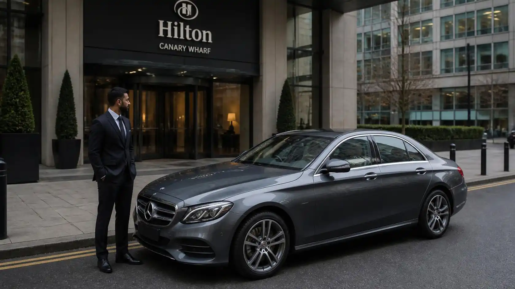 Hilton Canary Wharf Taxi Transfer to Luton Airport 