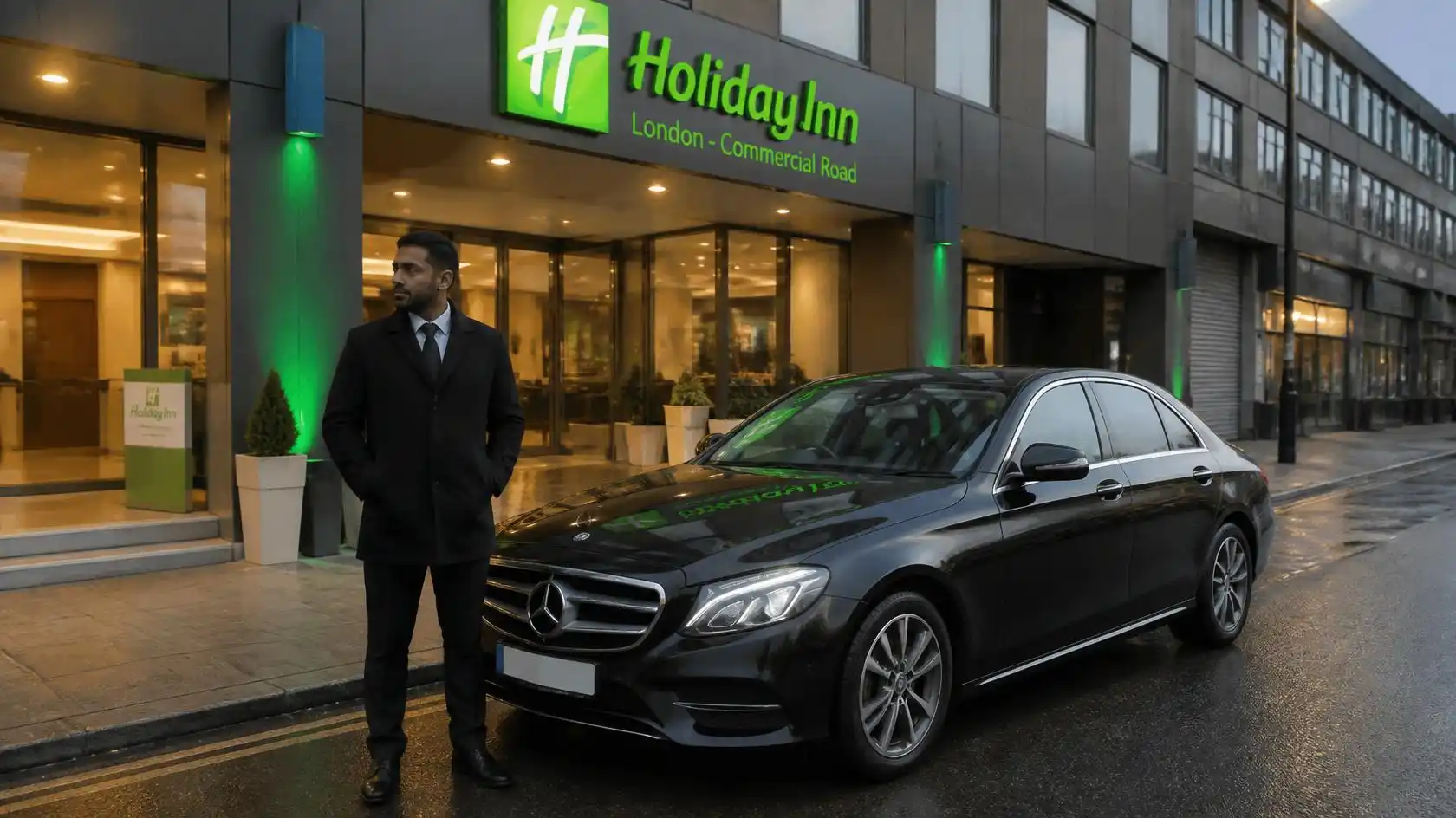 Holiday Inn Commercial Road Taxi Transfer to Luton Airport