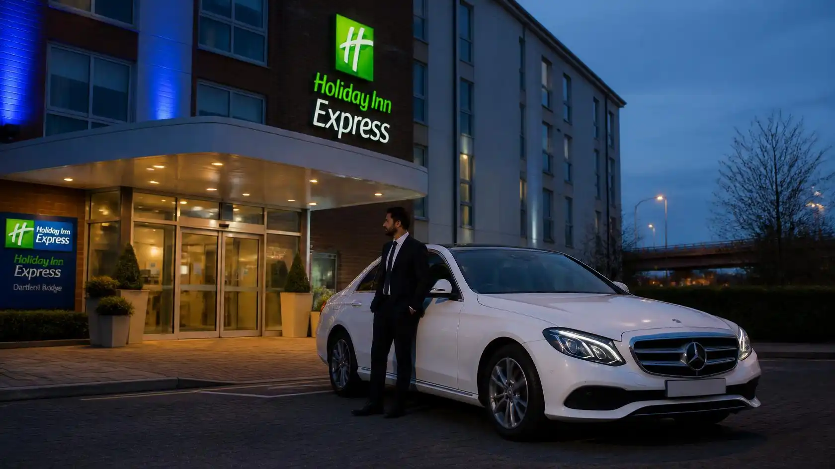 Holiday Inn Express Dartford Bridge Taxi Transfer to Luton