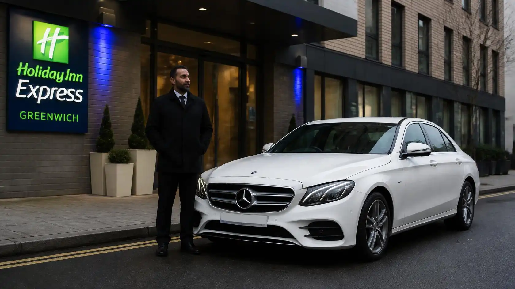 Holiday Inn Express Greenwich Taxi Transfer to Luton Airport