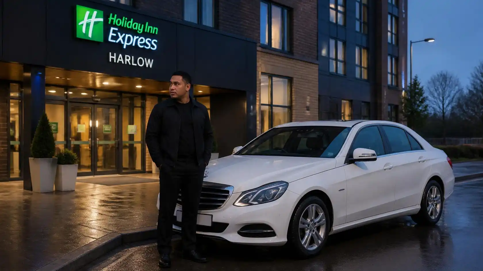 Holiday Inn Express Harlow Taxi Transfer to Luton Airport