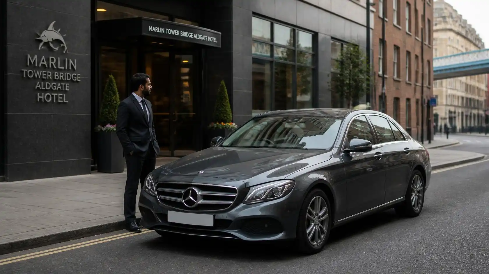 Marlin Tower Bridge Aldgate Taxi Transfer to Luton Airport
