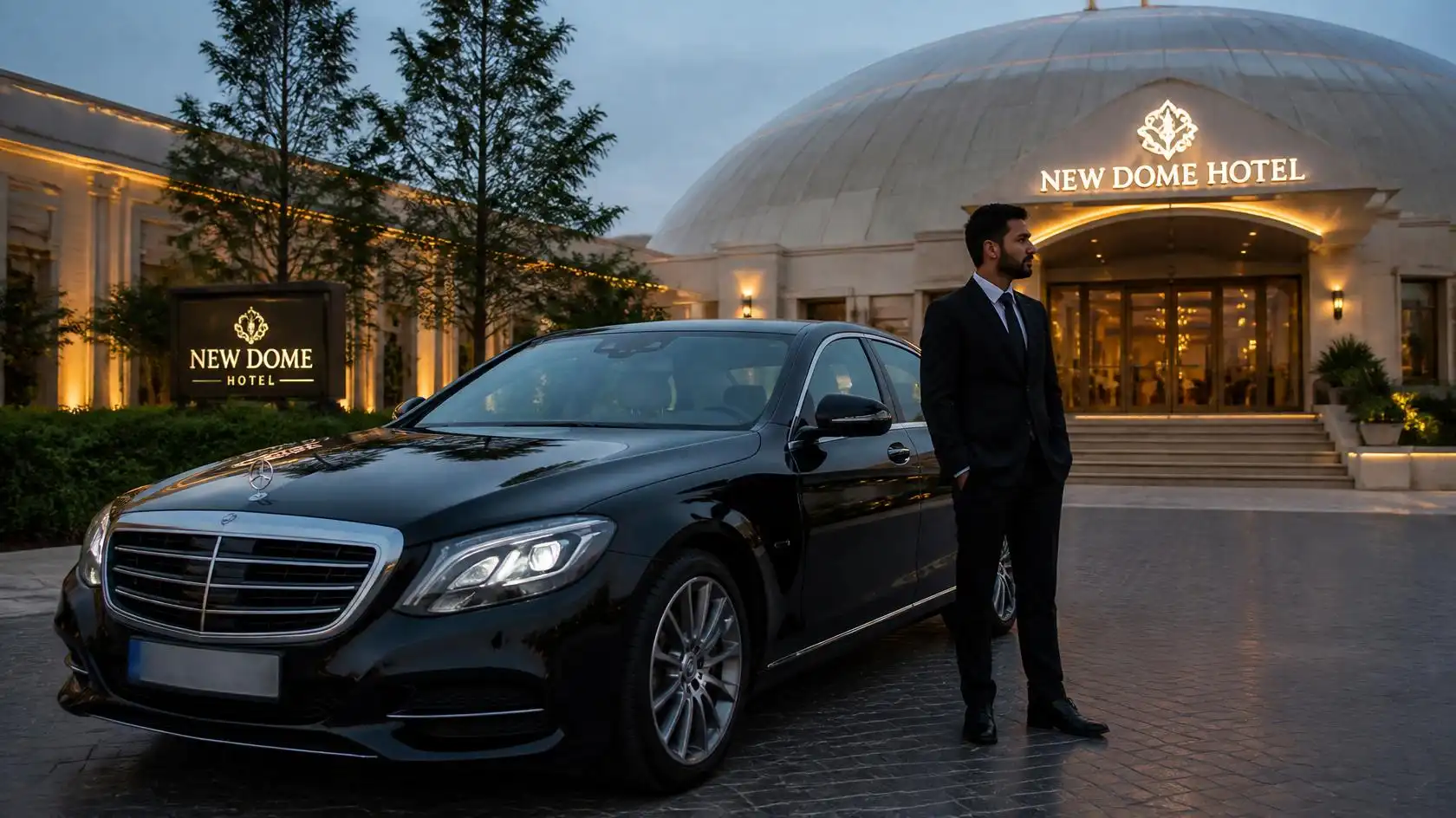 New Dome Hotel Taxi Transfer to Luton Airport 